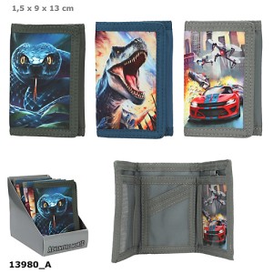 13980 Portfel rozkładany Dino Action